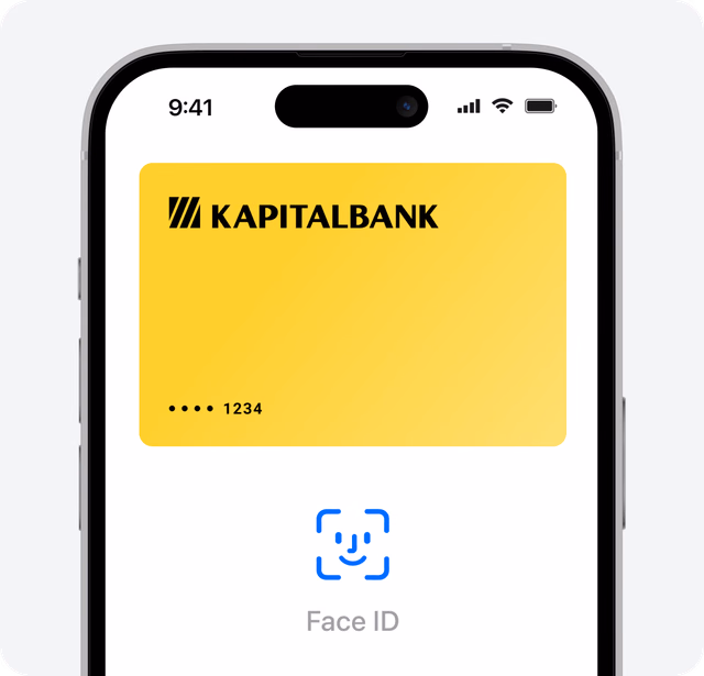 Apple Pay. Maxfiylik va xavfsizlik o‘rnatilgan