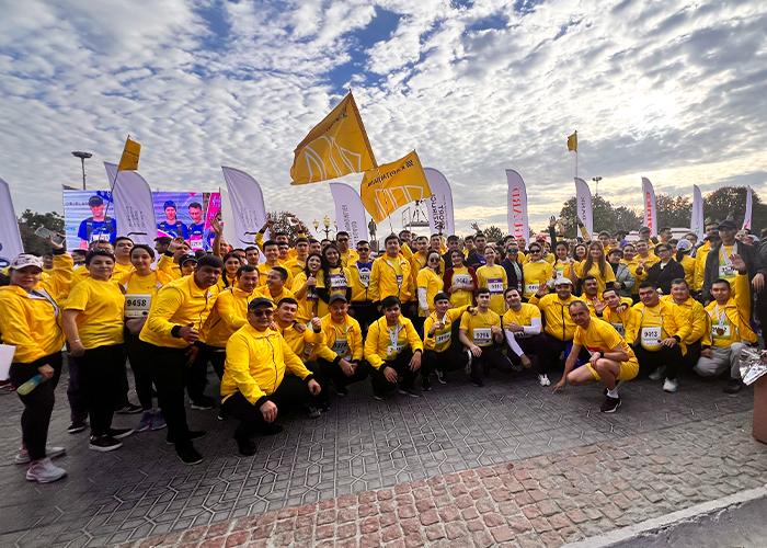 Kapitalbank employees took part in the Samarkand Marathon