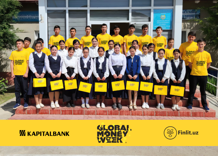 Kapitalbank held lectures on financial literacy for schoolchildren and students across the country