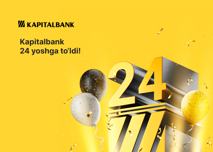 Kapitalbank o'zining 24 yilligini xayriya ishlari orqali nishonladi
