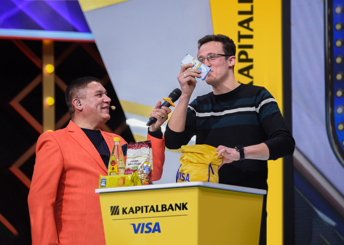 The first 'Kilograms of Money' were awarded to the winners of the Visa Kapitalbank drawing