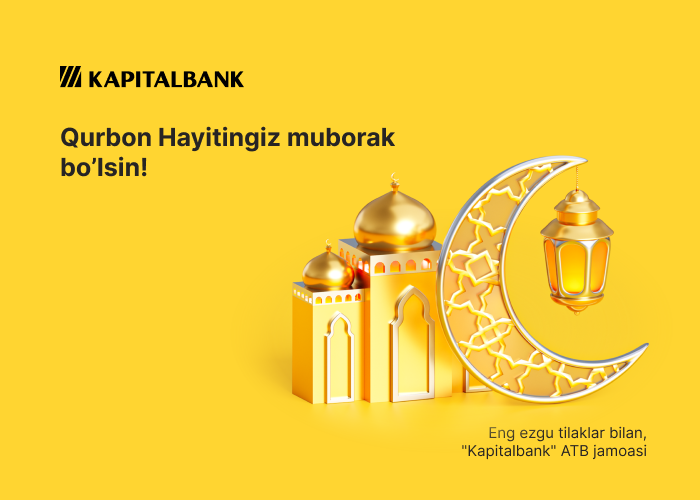 Qurbon Hayitingiz muborak bo'lsin!