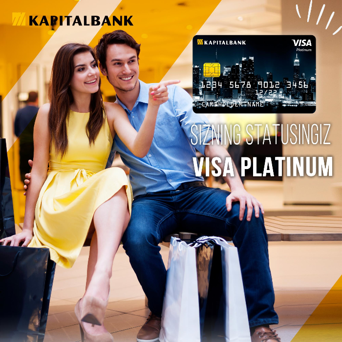 Visa Platinum - qulay sayohatlar dunyosi portali.