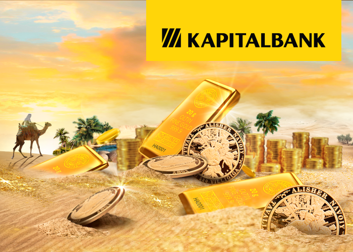 Eng yaxshi sarmoya: “Kapitalbank” sizga oltin quyma va tangalarni xarid qilish imkoniyatini taqdim etadi