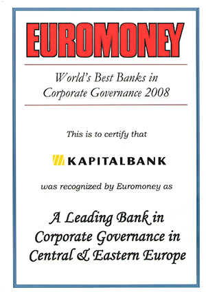 A leading Bank in Corporate Governance in Central and Eastern Europe