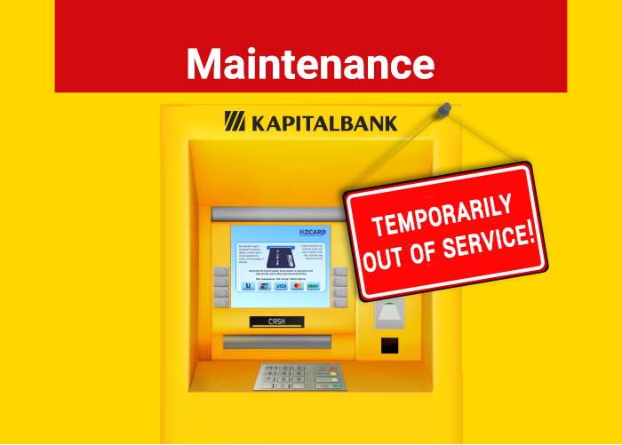 ATM shutdown schedule