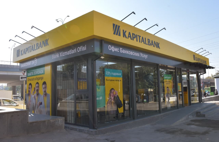 "Kapitalbank" ATB yangi shaklda bank xizmatlari ofisini ochdi.