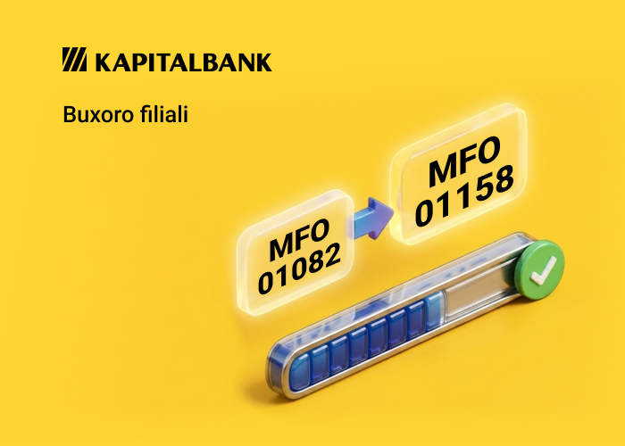 Buxoro filiali mijozi bo‘lgan xo‘jalik yurituvchi subyektlarning hisobvaraqlarini ko‘chirish hamda Bank xizmatlari va aloqa kanallari faoliyatida yuzaga kelishi mumkin bo‘lgan vaqtinchalik uzilishlar to‘g‘risida