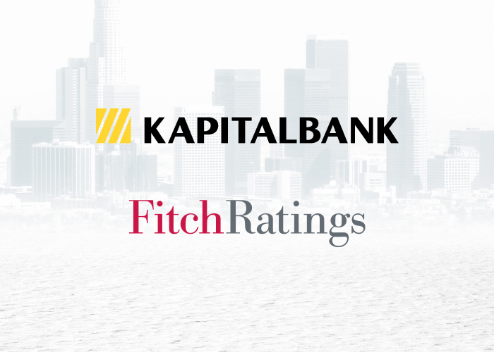 International rating agency Fitch Ratings has assigned Kapitalbank a rating of "B" with a "Stable" outlook