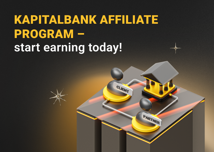 Kapitalbank has launched an affiliate program for legal entities